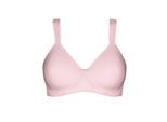 Schalen-BH SUSA "Schalen BH ohne Bügel Milano", Damen, Gr. 75, Cup D, rosa (rose), Stoff, Obermaterial: 79% Polyamid PA. 13% Elasthan EL. 8% Baumwolle CO., BHs Schalen-BH