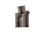 Bettbezug JOOP "Bettwäsche Leo 1er Pack" Gr. LXL, braun (taupe), L:220cm, Buntgewebe, Obermaterial: 100% Baumwolle CO., Bettbezüge