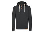 Kapuzenpullover SOLID "Hoodie SDTripStrip", Herren, Gr. M, grau (dar grau m), Obermaterial: 50% Baumwolle CO. 50% Polyester PES., Pullover Kapuzenpullover