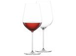 Rotweinglas ZWIESEL GLAS "Rotweingläser VUELO 785 ml 2er Set transparent", bunt (transparent), B:10,3cm H:25,4cm Ø:10,3cm, Glas, Trinkgefäße, Rotweinglas, Spülmaschinengeeignet