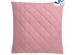 Microfaserkissen OTTO HOME "Microlux Kopfkissen 40x80 cm, 80x80 cm", rosa, B:80cm L:80cm, Bezug: 100% Polyester. Füllung: 100% Polyester, Kopfkissen, Kissen, in den Farben: weiß, blau, rosa & grün
