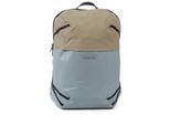 Laptoprucksack 7CLOUDS "Nacov 7.1", Damen, Gr. B/H/T: 28cm x 45cm x 17cm, onesize, braun (grau, camel), Polyethylen, Tarpaulin, Rucksäcke Laptoprucksack, mit recyceltem PET