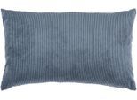 Dekokissen PAD "CASUAL", dusty blau, unifarben, B:35cm L:60cm, Polyacryl, Polyester, Dekokissen_Sitzkissen_Kissenhüllen, Made in Europe