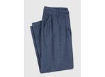 7/8-Jeans CLASSIC BASICS, Damen, Gr. 24, Kurzgrößen, blau (blau, stone, washed), 100% Baumwolle, unifarben, lang, Jeans