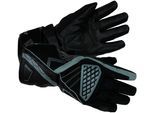 Motorradhandschuhe ROLEFF "Winter" Gr. M, schwarz (schwarz, grau ro202), Handschuhe, M, Obermaterial: 60% Rindsleder, 40% Polyester. Innenfutter: 100% Polyester, Motorradhandschuhe, winddicht, wasserdicht