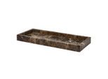 Aquanova Tablett Hammam, Braun, Stein, 15x3x35 cm, Tischkultur & Servieren, Tabletts