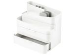Kosmetik-Organizer Grau/Weiß
