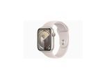 Apple Watch Series 9 GPS 45mm - Starlight Aluminium Case with Starlight Sport Band - M/L
