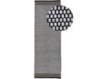 Teppich CARPETFINE "Kelim Mia, auch als Läufer erhältlich", beige, B:80cm H:6mm L:350cm, Baumwolle, Teppiche, Teppich, handgewebt, Baumwolle, Wendeteppich, Fleckerl, Bordüre, Wohnzimmer