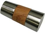 Gardinenstangen-Endstück GARDINIA "Konus", braun (edelstahl, optik, holz, optik), Ø:1,9cm, Gardinenstangenendstücke, Gardinenstangen-Endstück, Serie Gardinenstangen Set Sol
