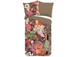 Wendebettwäsche GOOD MORNING "Marcus", bunt (multi), B/L: 155cm x 220cm, 1 Stk., 1 Stk., Renforcé, B/L: 80cm x 80cm, 2 Stk., Renforcé, Obermaterial: 100% Baumwolle, Bettwäsche, Wendebettwäsche, 100% Baumwolle, Renforcé, Reißverschluss, Wendeoptik, Blumen