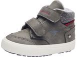 Sneaker KANGAROOS "KaVu Primo V", Mädchen, Gr. 24, grau (anthrazit, grau), Synthetik, Textil, Schuhe Sneaker, mit Klettverschluss