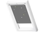 Verdunklungsrollo VELUX "DKL 4665SWL, Motiv: Kids Mobile", kids mobile, weiß, MK10, stufenlos positionierbar, Polyester, Rollos, Verdunklungsrollo, weiße Führungsschienen & Griffleiste