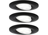 LED-Deckenleuchte Calla IP65 in Schwarz max. 6 Watt Deckenlampe