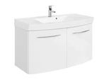 Waschtischkombi Florida Weiß Hochglanz