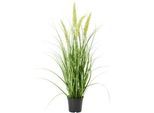 Kunstpflanze Penisetum inkl. Topf