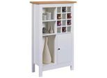 Weinschrank Sicilia Weiß/Eiche Artisan