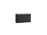 SoBuy Schuhbank mit 1 Tür Schwarz 80x26x45cm Funktional