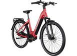 Tretwerk Amber Nexus E Bike Damen 28 Zoll Elektrofahrrad 155 - 185 cm Hollandrad Tiefeinsteiger rot 48 cm