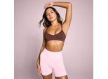 MP Damen Tempo Nahtlos Gerafft Front Sport-BH - Fudge - XXL