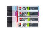 Marabu Candle-Liner-Set Trend, 4x 25 ml