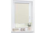 Seitenzugrollo LICHTBLICK ORIGINAL "Klemmfix Hitzeschutz" Gr. 13, beige (creme, creme), B:75cm H:150cm, Polyester, Rollos, Seitenzugrollo, mit Thermobeschichtung, Topseller