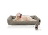 Rohrschneider Hundesofa XXL mit Gratis-Beigabe, weicher Cord