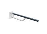 Hewi Duo Stützklappgriff 950.50.1209992 reinweiß, Kunststoff, 700 mm, anthrazitgrau