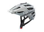 Fahrradhelm CRATONI "MTB Fahrradhelm AllTrack" Gr. 1, grau (grau matt), Helme, 1, 100% Erzeugnis unbest Zusammensetzg EuZ., Fahrradhelm