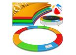 KESSER® - Trampolin Randabdeckung Ø 244 , 305 , 366 , 426 cm , 30cm breit 100% UV-beständig reißfest Federabdeckung , Grün , Blau