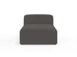 Chaiselongue OTTO HOME "HAILY Liegesessel, Loungemöbel zum Relaxen, Maße B/T/H: 100/130/72 cm", grau (dunkelgrau), B:100cm H:72cm T:130cm, 100% Polyester, Sofas, Chaiselongue, als Modul oder separat verwendbar, für individuelle Zusammenstellung