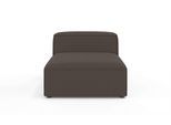 Chaiselongue OTTO HOME "HAILY Liegesessel, Loungemöbel zum Relaxen, Maße B/T/H: 100/130/72 cm", braun, B:100cm H:72cm T:130cm, 100% Polyester, Sofas, Chaiselongue, als Modul oder separat verwendbar, für individuelle Zusammenstellung