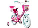 Paw Patrol Skye Everest Kinderfahrrad 14 Zoll Fahrrad für 100-115 cm Größe leichtes Kinder Fahrrad 3 Jahre mit Stützräder