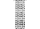 Vorhang WIRTH "Berlare", grau (dunkelgrau), B:132cm H:335cm, Jacquard, Baumwolle, Polyester, Gardinen, Vorhang