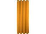 Vorhang WIRTH "Trondheim B", gold (altgoldfarben), B:132cm H:225cm, Chenille, Polyacryl, Gardinen, Vorhang