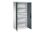 C+P Schwerlastschrank mit Schubladen Acurado, 1950x930x500mm, 7035/7016 ; C + P Möbelsysteme (8921-5230|S10194)