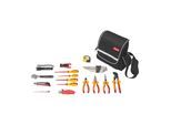 HOLEX Elektronik-Werkzeugsortiment, 24-teilig in Elektrikertasche, Anzahl Teile: 24 (686013 24)