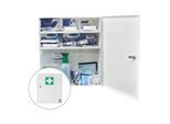 Gramm Medical Metall-Branchenschrank LEBENSMITTEL (418.036.00602)