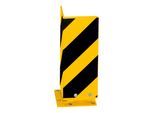 Schake Anfahrschutz, elastisch Stahlblech 6mm stark, gelb, beschichtet, + schwarzen Streifen, zum Aufdüben Höhe: 400 mm Schenkellänge: 160 mm Neigungs (477_89BG)