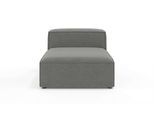 Chaiselongue OTTO HOME "HAILY Liegesessel, Loungemöbel zum Relaxen, Maße B/T/H: 100/130/72 cm", grau (dunkelgrau), B:100cm H:72cm T:130cm, 100% Polyester, Sofas, Chaiselongue, als Modul oder separat verwendbar, für individuelle Zusammenstellung