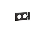 Tehalit Blende 2-f OT 80mm graf.-sw GB080209011 ; hager (5210657)