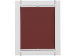 Plissee SUNLINES "Start-up Style Honeycomb", rot (ziegelrot, silberfarben, silberfarben), B:44cm H:105cm, Obermaterial: 100% Polyester, Plissees, Plissee, verspannt mit Simply-Fix Klemmträger, Wabenplissee