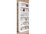 Anbauregal OTTO HOME "Bergen", weiß, B:81cm H:213cm T:27cm, Massivholz, Regale, Anbauregal, Anbauregale sind nur mit Grundregalen stellbar, aus Kiefernholz