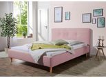 Polsterbett MAINTAL "Lonepine", rosa (flamingo), B:113cm H:97cm L:208cm, Betten, Polsterbett, Bettseiten zerlegt, ohne Bettkasten