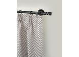 Gardinenstange GARESA "BLACK", schwarz, L:430cm Ø:20mm, Eisen, Gardinenstangen, Gardinenstange, Vorhanggarnitur, verlängerbar, Endknopf mit Glitzersteinen