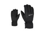 Skihandschuhe ZIENER "GARWEN-Z GTX glove man", Herren, Gr. 7.5, schwarz, Obermaterial: 100% Polyester; Innenseite: 100% Polyester; Futter: 100% Polyester; Wattierung: 100% Polyester, Handschuhe Skihandschuhe