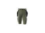 Mascot Shorts mit abnehmbaren Hängetaschen Handwerkershorts Größe C54, moosgrün (17149-311-33-C54)