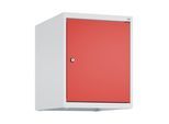 C+P Aufsatzschrank, 7035/3020 500x400x500mm Verschluss Zylinderschloss 1 Abteile ; C + P Möbelsysteme (080090-12|S10017)