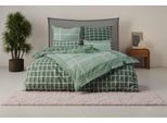 Wendebettwäsche BRUNO BANANI "Tova", grün, B/L: 135cm x 200cm, 1 Stk., 1 Stk., Renforcé, B/L: 40cm x 80cm, 2 Stk., Renforcé, Obermaterial: 100% Baumwolle, Bettwäsche, Wendebettwäsche, in Gr. 135x200 oder 155x220 cm, 100% Baumwolle, Karo-Design
