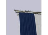 Gardinenstange INDEKO "Durban", silber (edelstahlfarben), L:150cm, Eisen, Gardinenstangen, Gardinenstange